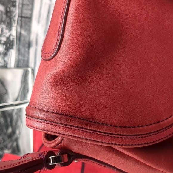 Calvin Klein red leather bag - Picture 11 of 16